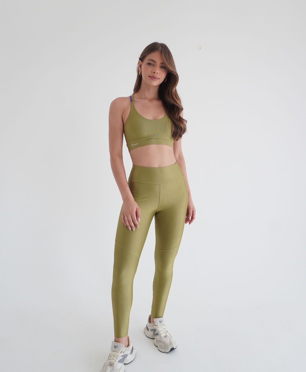 LEGGING ESSENCE CANELADA PISTACHE