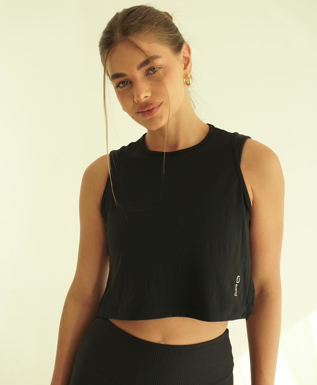REGATA CROPPED FENDA PRETO