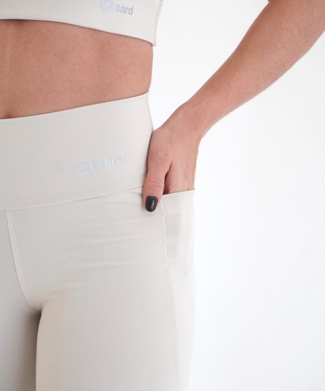 Alternative view de LEGGING PULSE MINIMALIST BEGE MÁRMORE