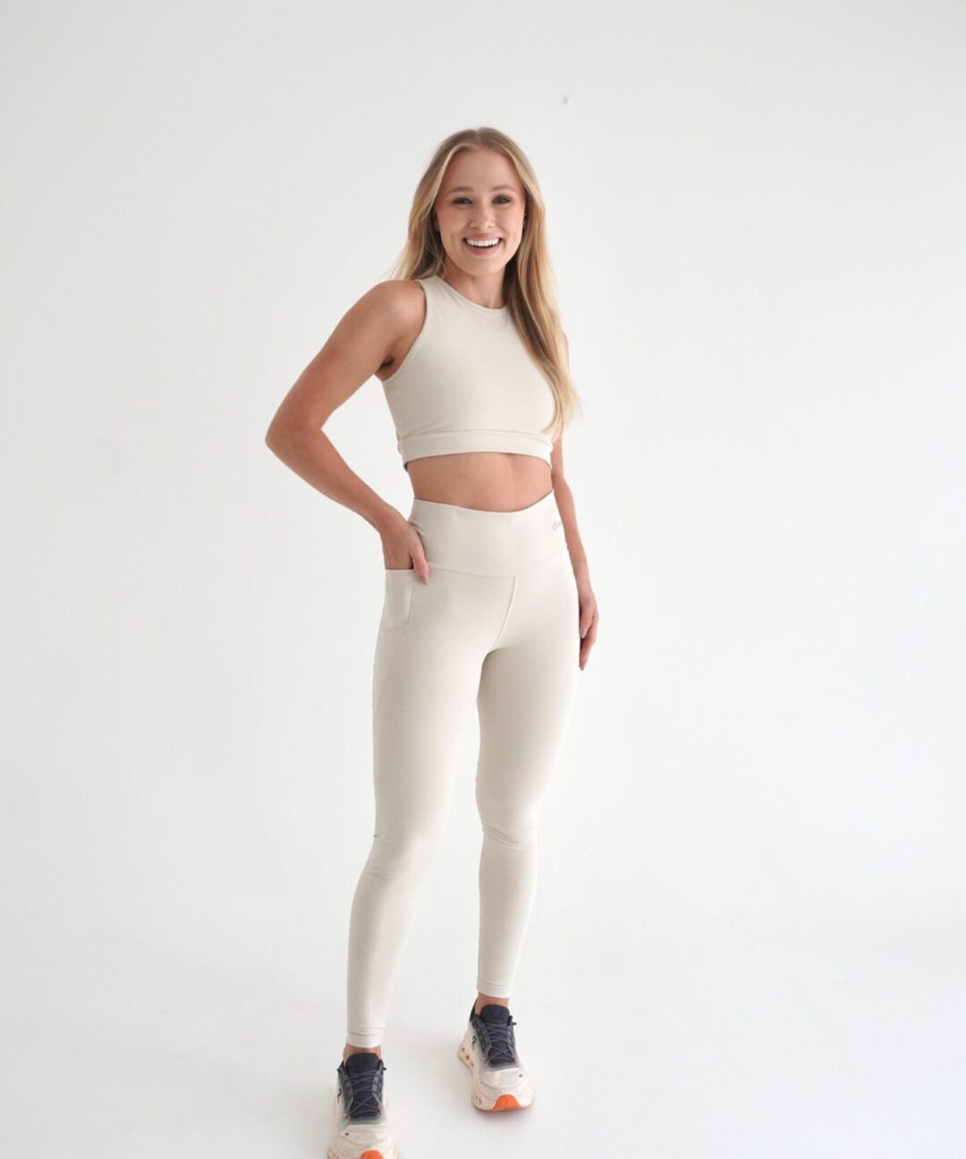 LEGGING PULSE BEGE MÁRMORE