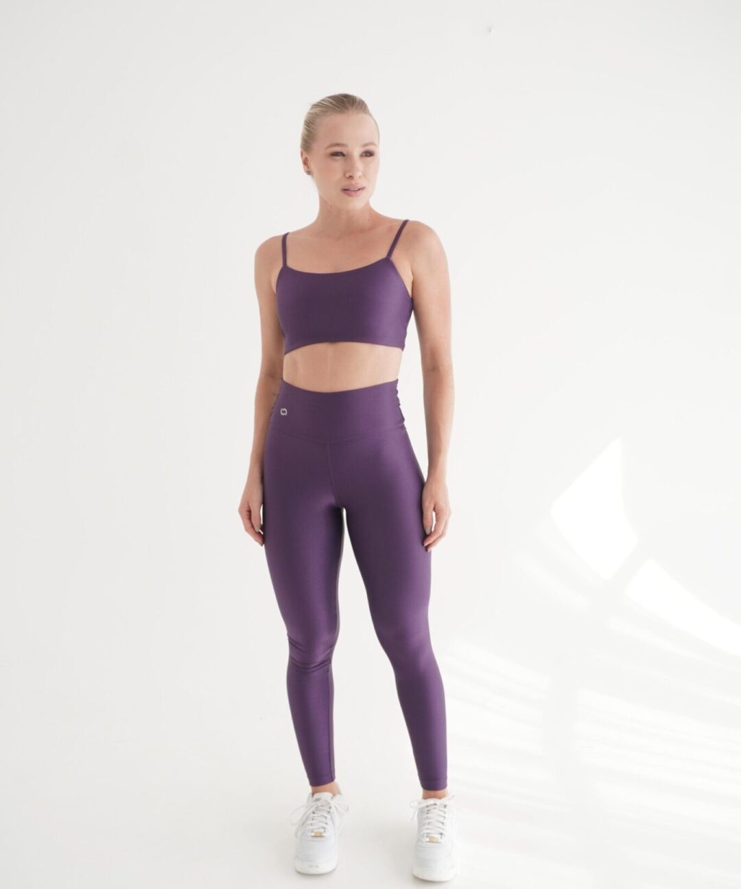 Alternative view de LEGGING BASIC CANELADO ROXO AMETISTA