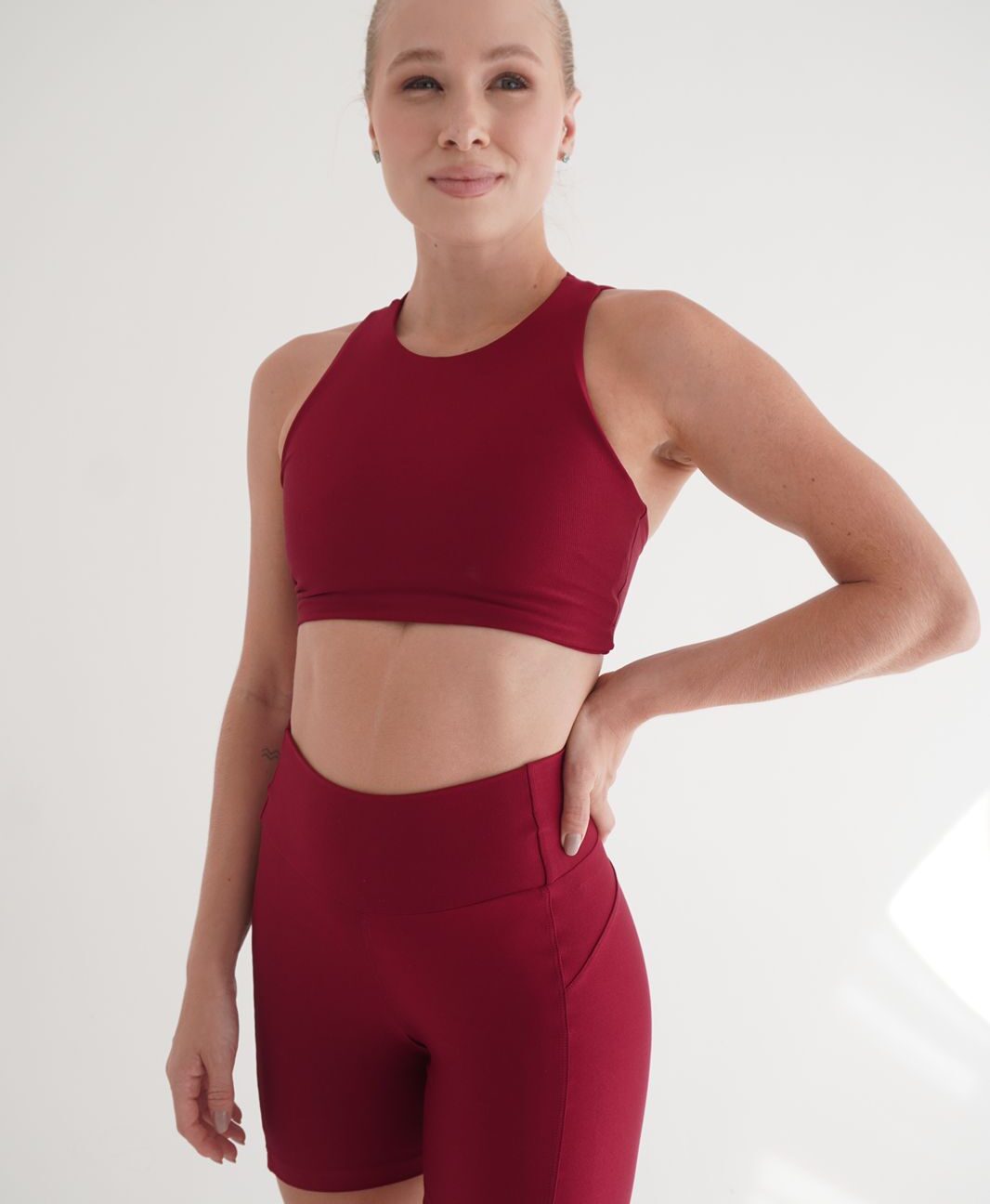 Alternative view de TOP SMART VERMELHO CARMIM