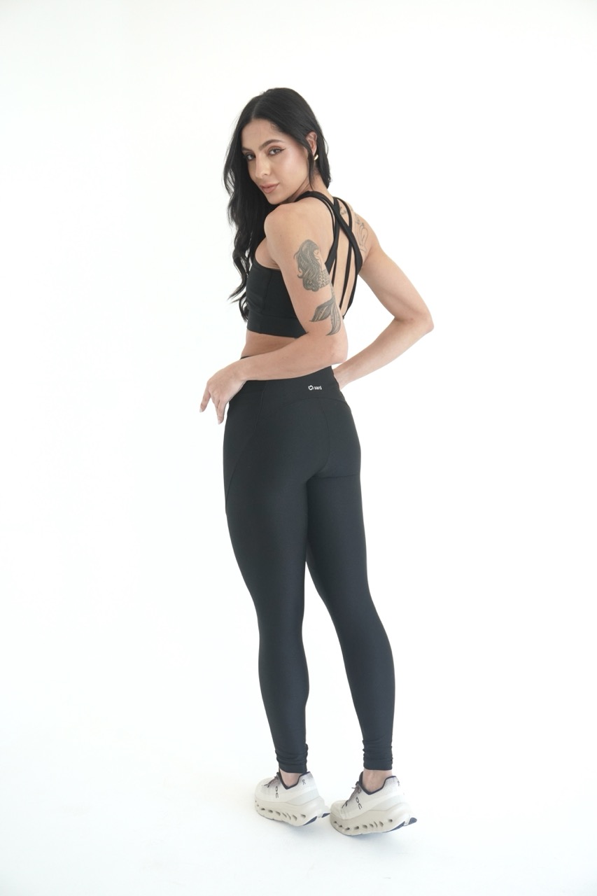 Alternative view de LEGGING HIT CANELADO SUPER BLACK