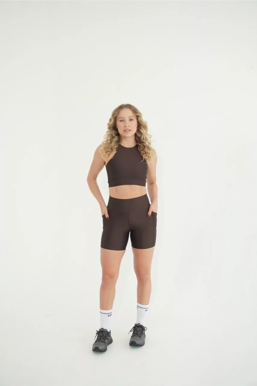 Alternative view de SHORT NATURALLY COFFEE