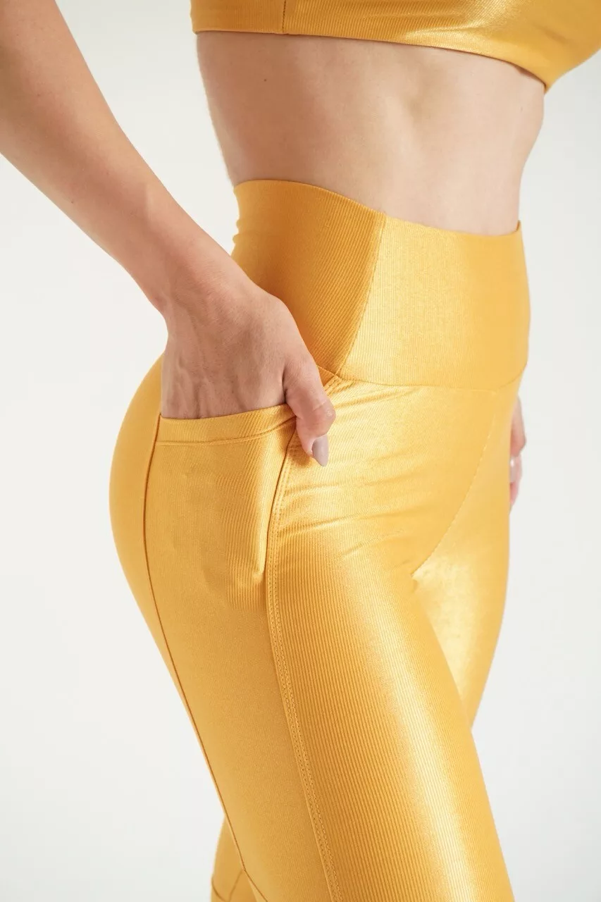 LEGGING FEMININA NATURALLY  OCRE