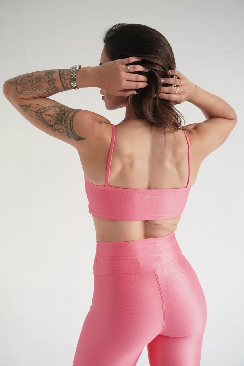 Alternative view de TOP NEW BASIC CANELADO PINK LEMONADE