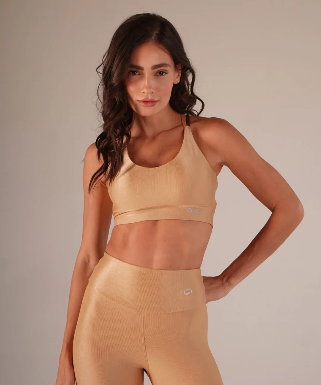 TOP LIFE CANELADO AREIA/MASCAVO