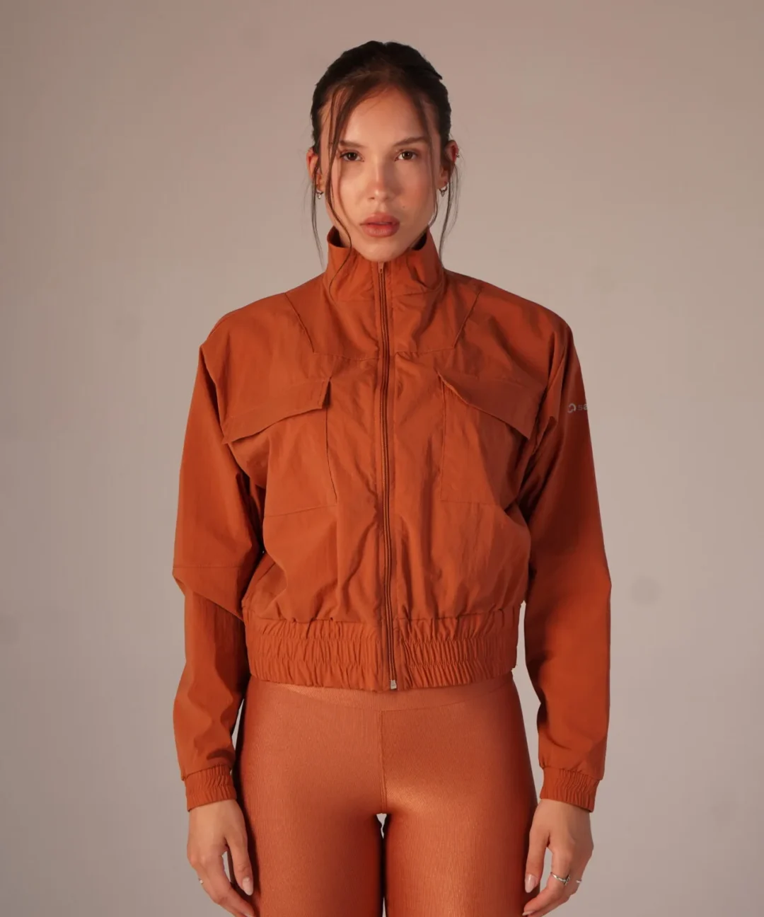 JAQUETA NURA CONHAQUE