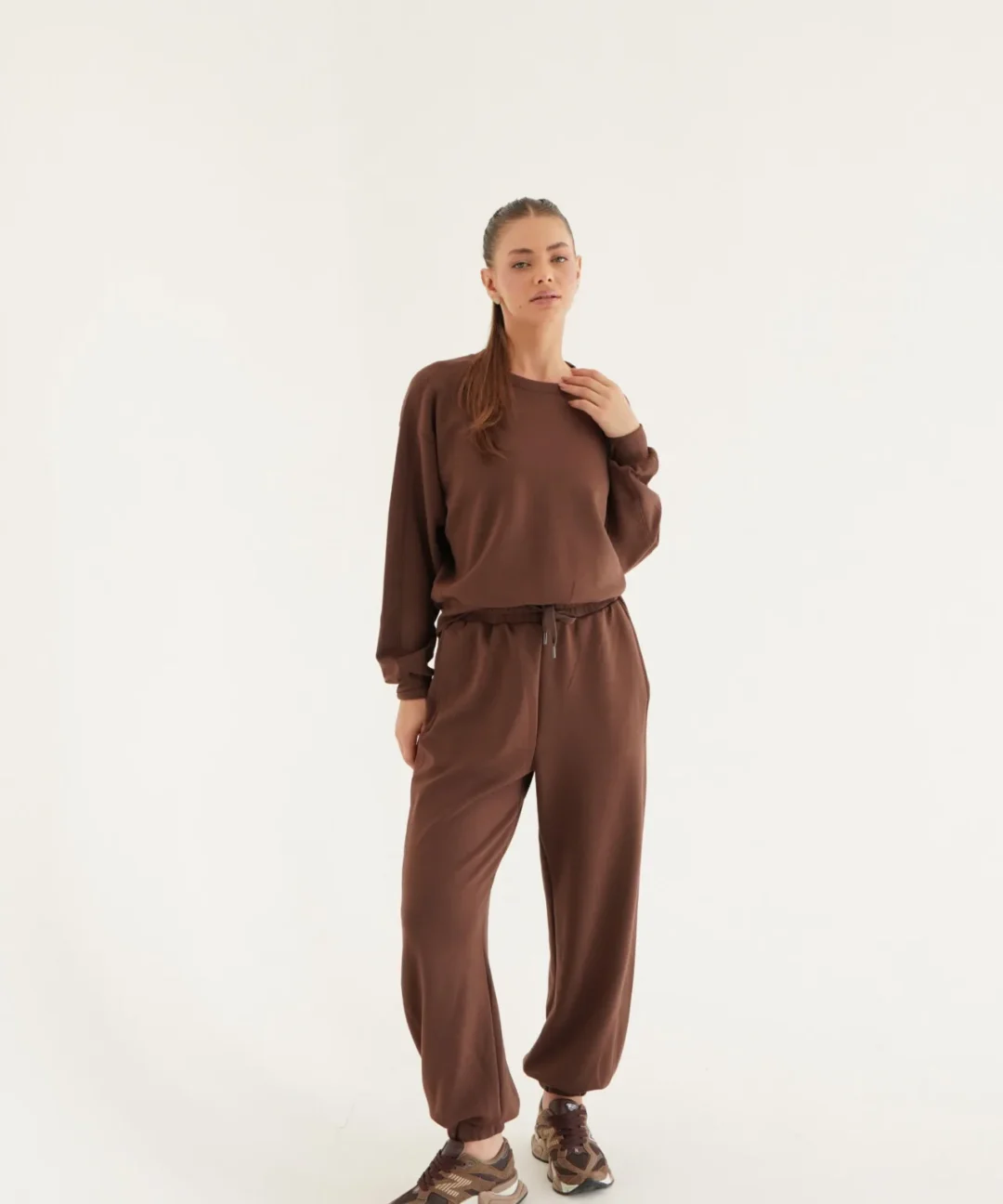 CONJUNTO DUSK JOGGER MARROM