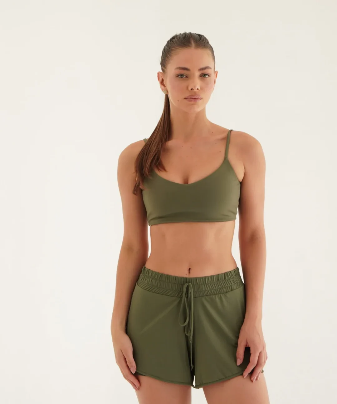 TOP MARY ARMY GREEN