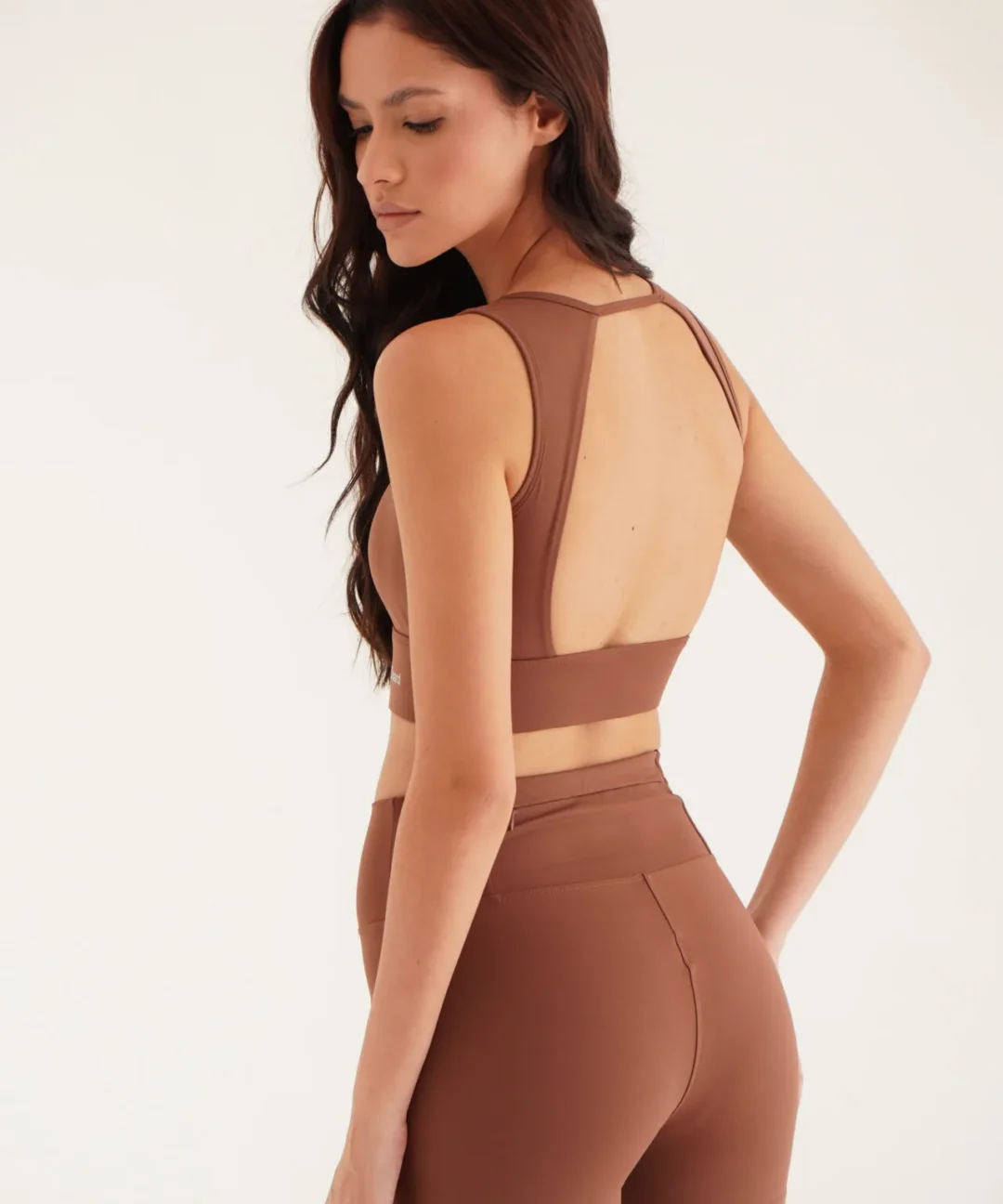 Alternative view de TOP GLOW MARROM CACAU