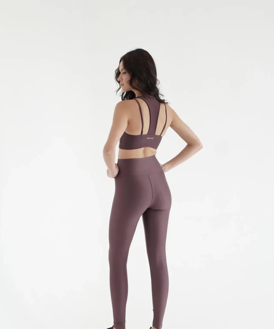 Alternative view de LEGGING BASIC CANELADO ÉBANO