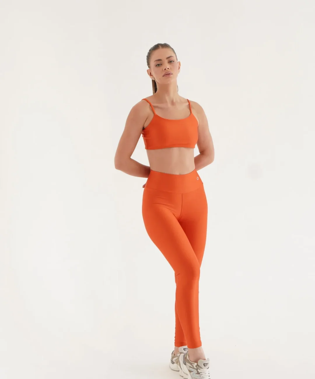 LEGGING BASIC CANELADO PÁPRICA