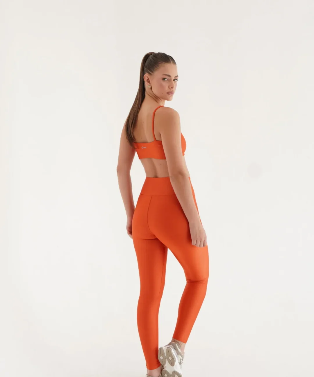 Alternative view de LEGGING BASIC CANELADO PÁPRICA