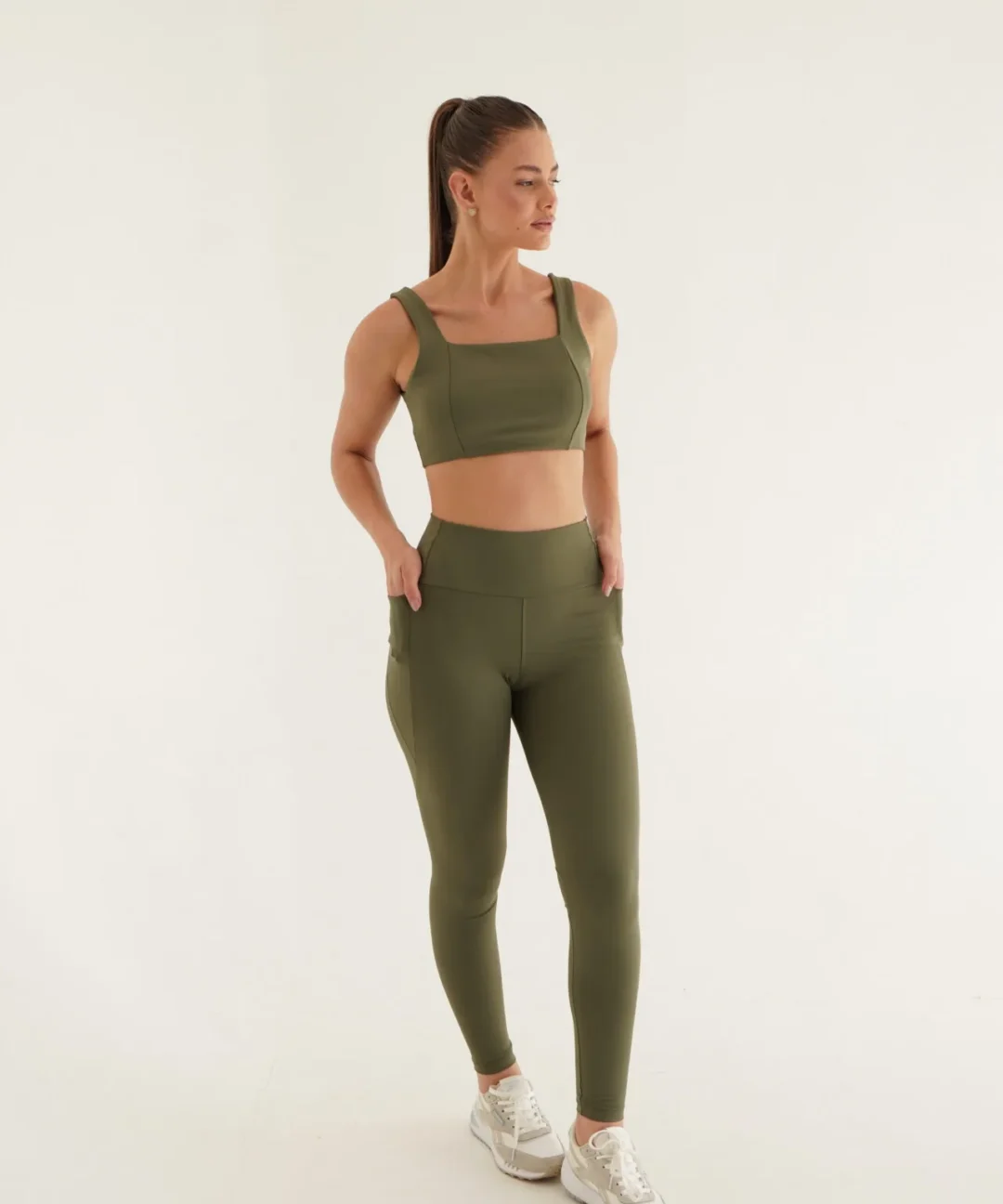 LEGGING PULSE ARMY GREEN