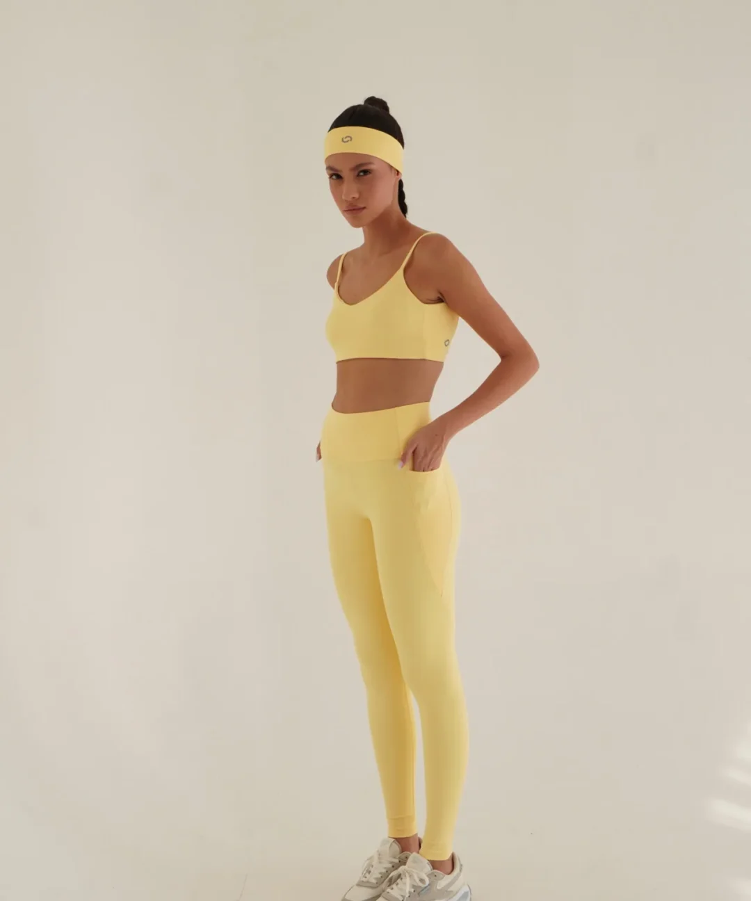LEGGING PULSE YELLOW LIGHT C/ FORRO NO BUMBUM
