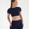 CROPPED LIV AZUL MARINHO