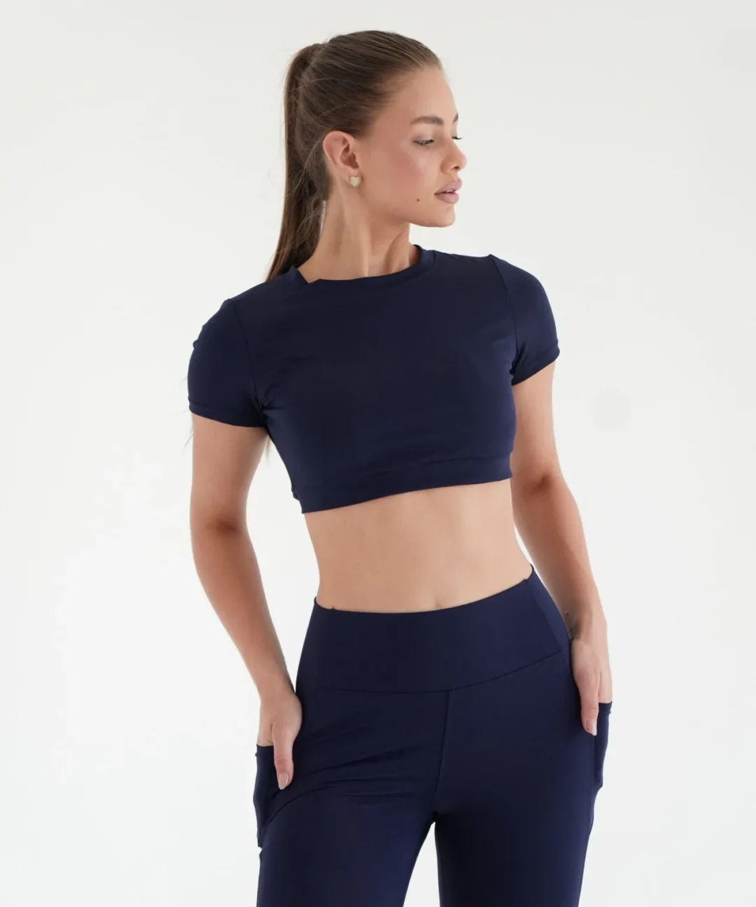 CROPPED LIV AZUL MARINHO