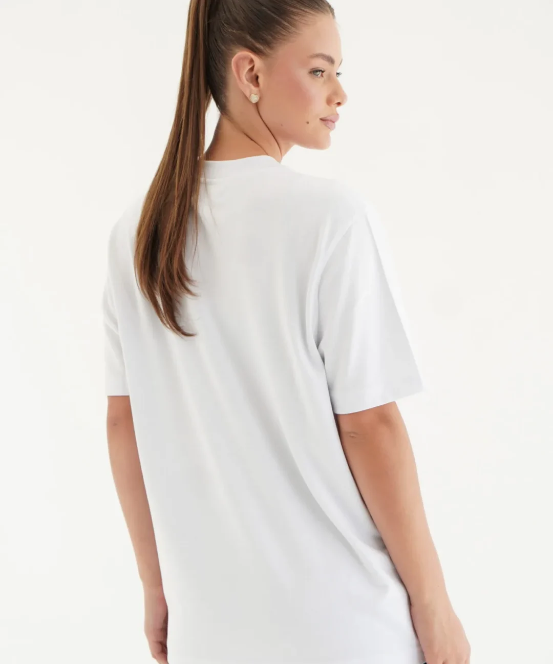 Alternative view de CAMISETA SHOULDER BRANCA