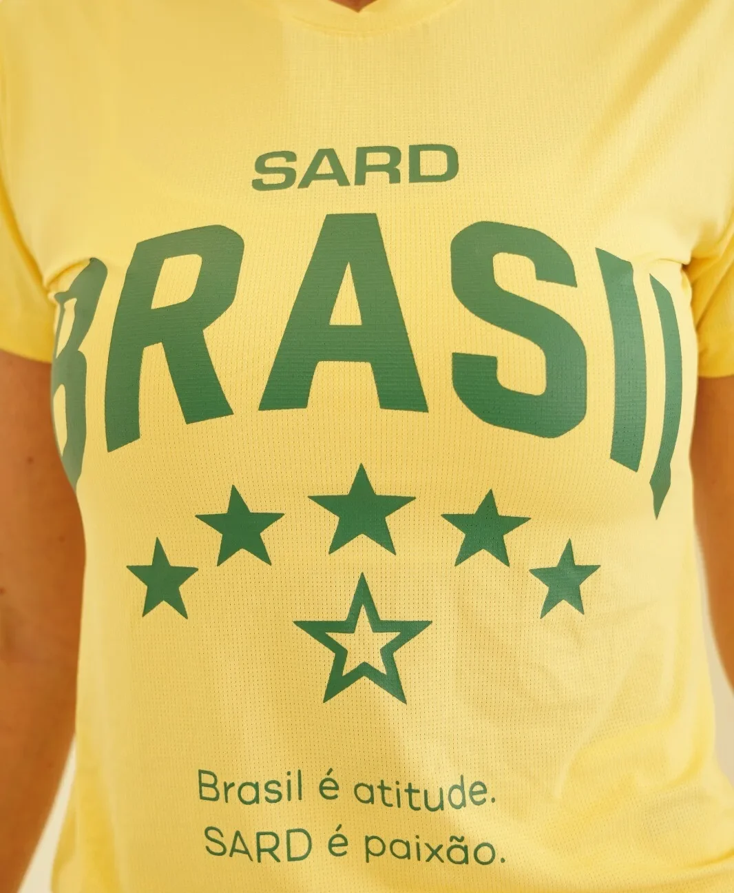 Alternative view de BABY LOOK SARD BRASIL YELLOW
